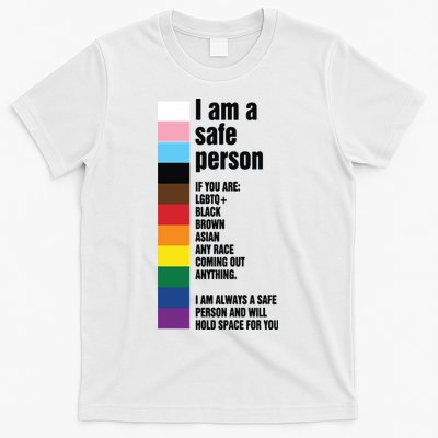 Pride Ally I Am A Safe Person Lgbtq T-Shirt