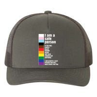 Pride Ally I Am A Safe Person Lgbtq Yupoong Adult 5-Panel Trucker Hat