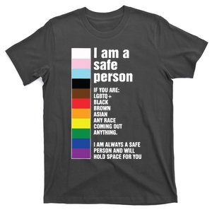 Pride Ally I Am A Safe Person Lgbtq T-Shirt