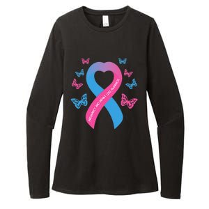 Pregnancy and Infant Loss Awareness Miscarriage Remembrance Womens CVC Long Sleeve Shirt