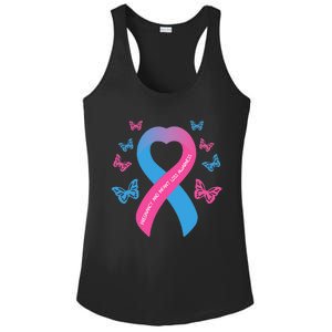 Pregnancy and Infant Loss Awareness Miscarriage Remembrance Ladies PosiCharge Competitor Racerback Tank