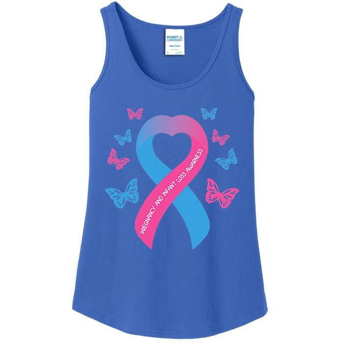 Pregnancy and Infant Loss Awareness Miscarriage Remembrance Ladies Essential Tank