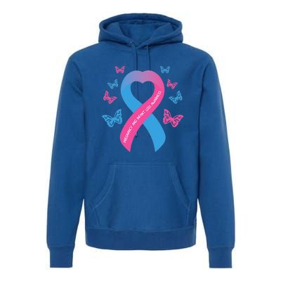 Pregnancy and Infant Loss Awareness Miscarriage Remembrance Premium Hoodie