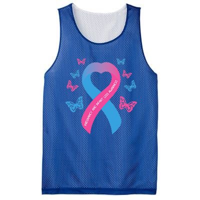 Pregnancy and Infant Loss Awareness Miscarriage Remembrance Mesh Reversible Basketball Jersey Tank