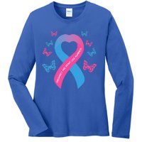 Pregnancy and Infant Loss Awareness Miscarriage Remembrance Ladies Long Sleeve Shirt