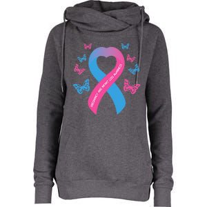 Pregnancy and Infant Loss Awareness Miscarriage Remembrance Womens Funnel Neck Pullover Hood