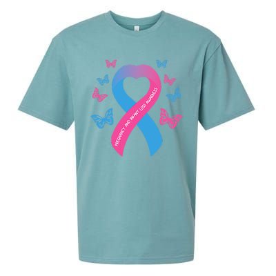 Pregnancy and Infant Loss Awareness Miscarriage Remembrance Sueded Cloud Jersey T-Shirt