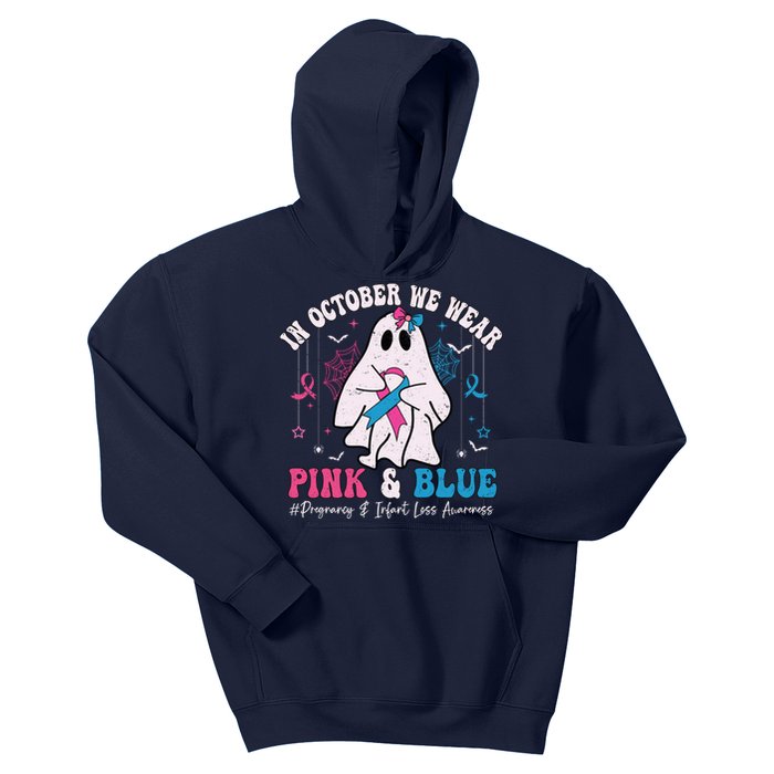 Pregnancy And Infant Loss Awareness October Halloween Kids Hoodie