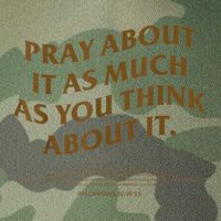 Pray About It As Much As You Think About It Legacy Tie Dye Trucker Hat