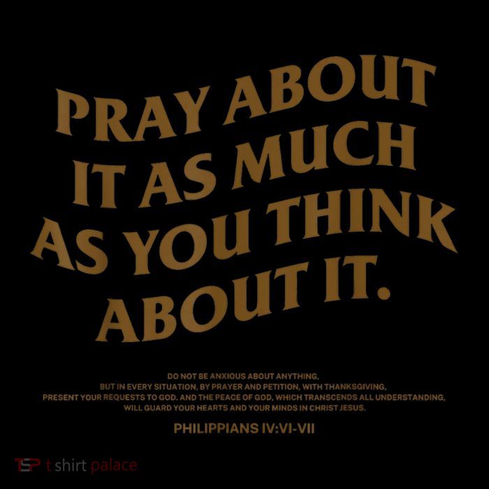 Pray About It As Much As You Think About It Cooling Performance Long Sleeve Crew