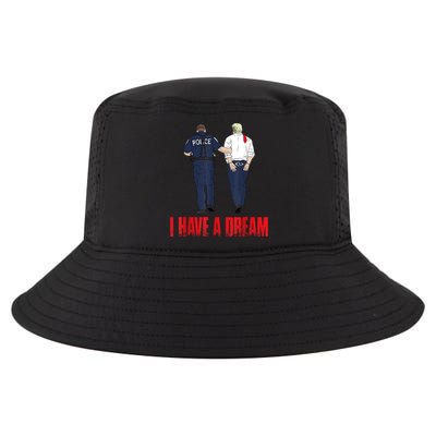 Police Arrest I Have A Dream Funny Trump Cool Comfort Performance Bucket Hat