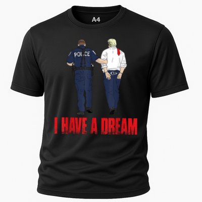 Police Arrest I Have A Dream Funny Trump Cooling Performance Crew T-Shirt