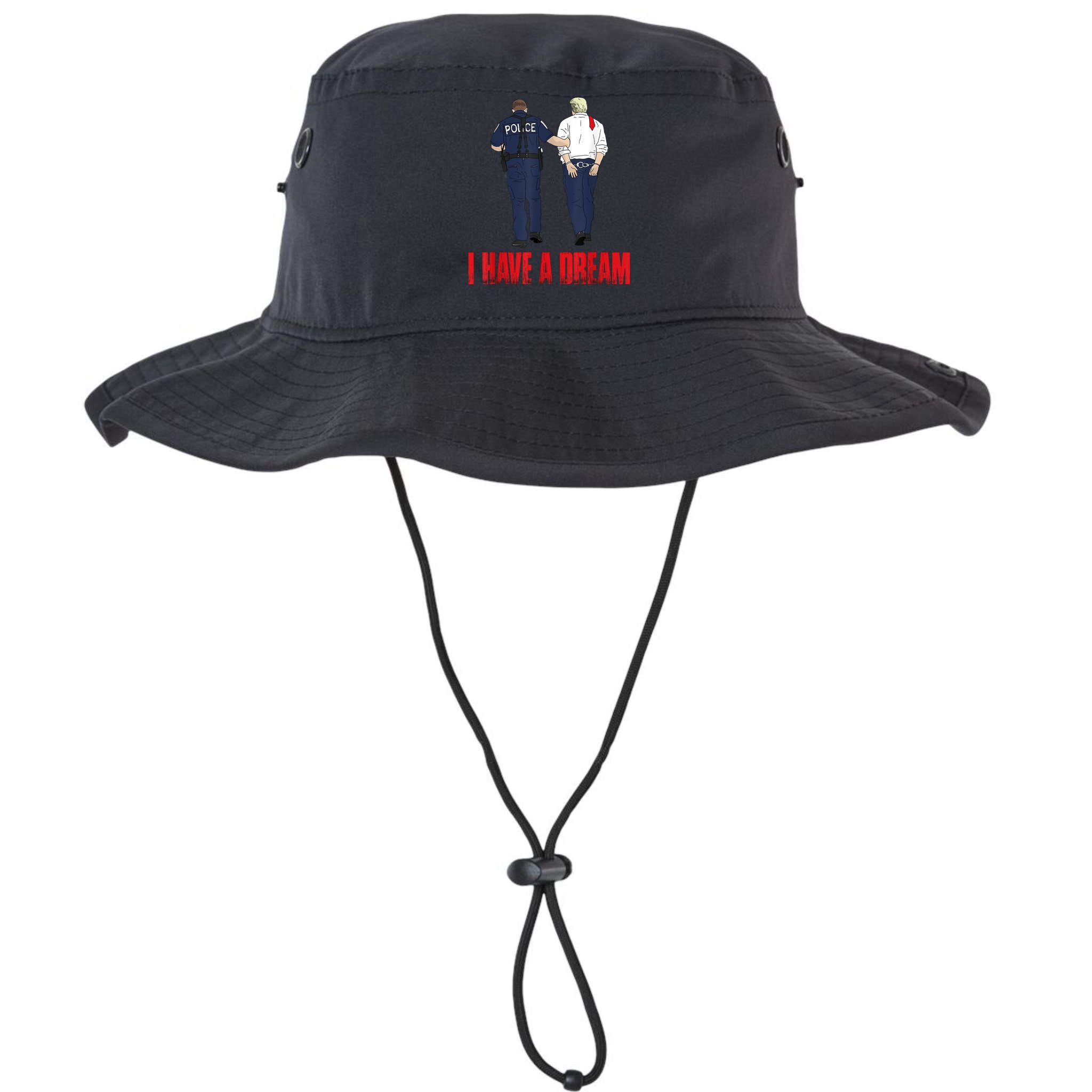 Police Arrest I Have A Dream Funny Trump Bucket Hat
