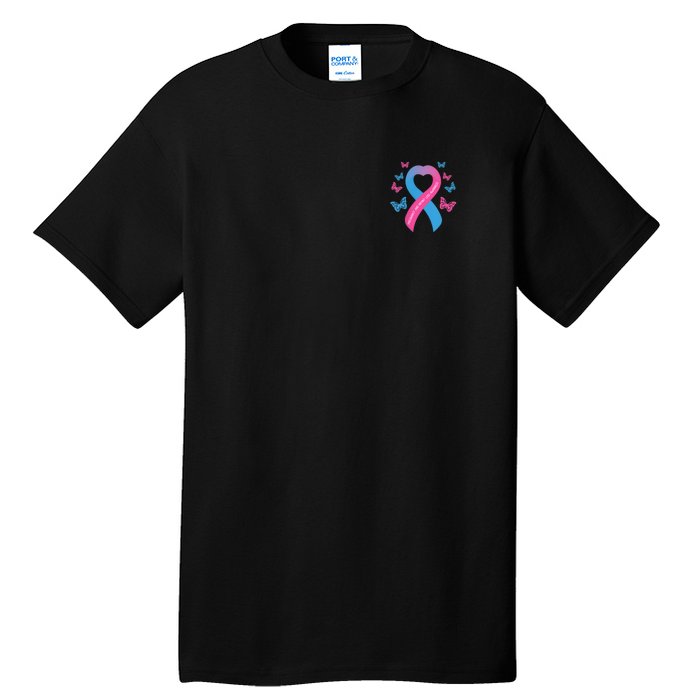 Pregnancy And Infant Loss Awareness Miscarriage Remembrance Tall T-Shirt