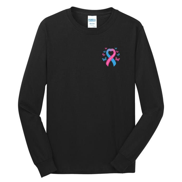 Pregnancy And Infant Loss Awareness Miscarriage Remembrance Tall Long Sleeve T-Shirt