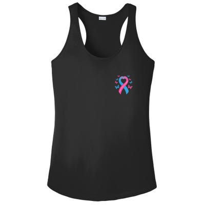 Pregnancy And Infant Loss Awareness Miscarriage Remembrance Ladies PosiCharge Competitor Racerback Tank