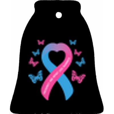 Pregnancy And Infant Loss Awareness Miscarriage Remembrance Ceramic Bell Ornament