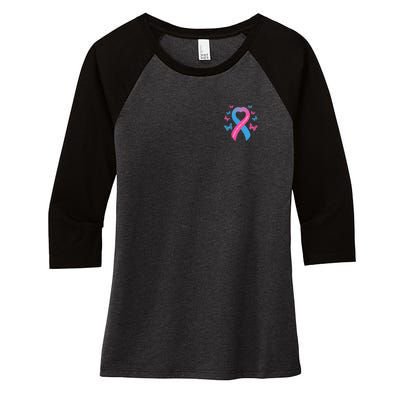 Pregnancy And Infant Loss Awareness Miscarriage Remembrance Women's Tri-Blend 3/4-Sleeve Raglan Shirt