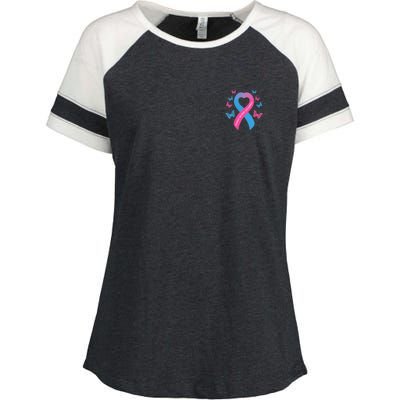 Pregnancy And Infant Loss Awareness Miscarriage Remembrance Enza Ladies Jersey Colorblock Tee