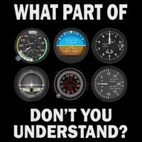 Pilot Airplane Instruments What Part Of Dont You Understand Mousepad