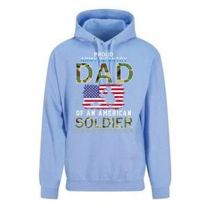 Proud Army Infantry Dad Of A Soldiercool Giftproud Army Infantry Dad Funny Gift Unisex Surf Hoodie