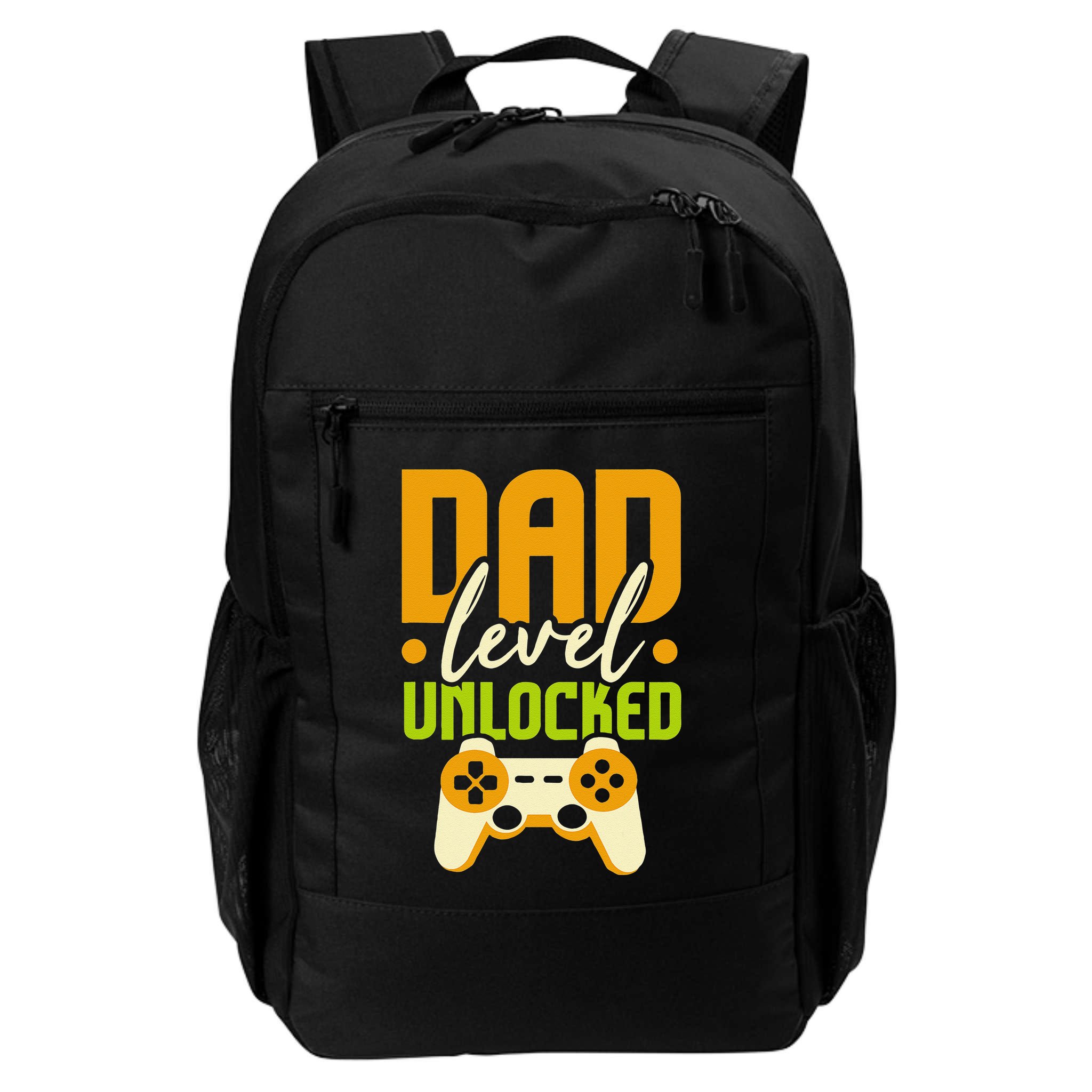 Pregnancy Announcement I Dad Level Unlocked Backpack