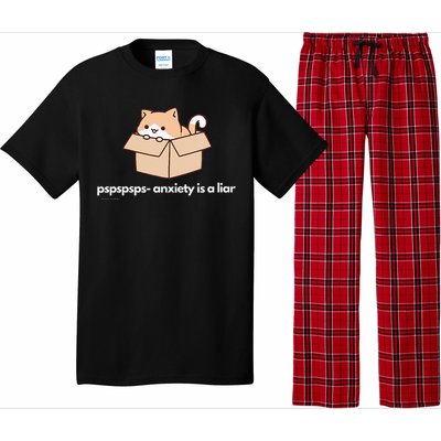 Pspsps Anxiety Is A Liar Pajama Set