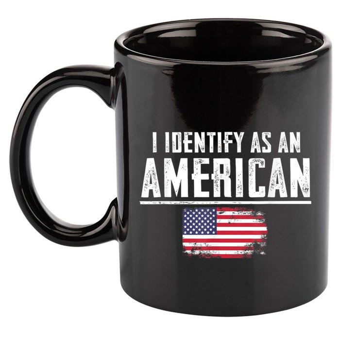 Proud America I Identify As An American 11oz C Handle Ceramic Mug