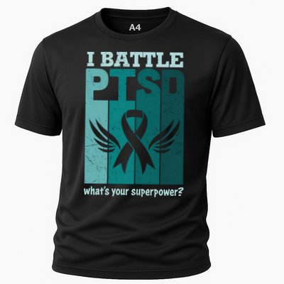 PTSD Awareness I Battle PTSD Support Love Performance Shirt