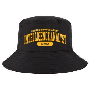 Proud Army Intelligence Analyst Dad Gift Cool Comfort Performance Bucket Hat