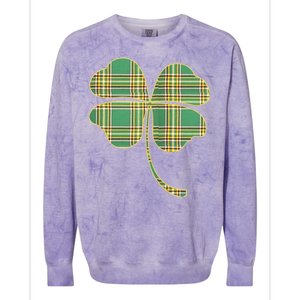 Paid Shamrock Clover Colorblast Crewneck Sweatshirt