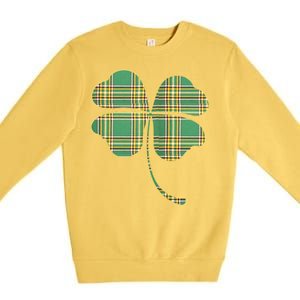 Paid Shamrock Clover Premium Crewneck Sweatshirt