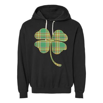 Paid Shamrock Clover Garment-Dyed Fleece Hoodie