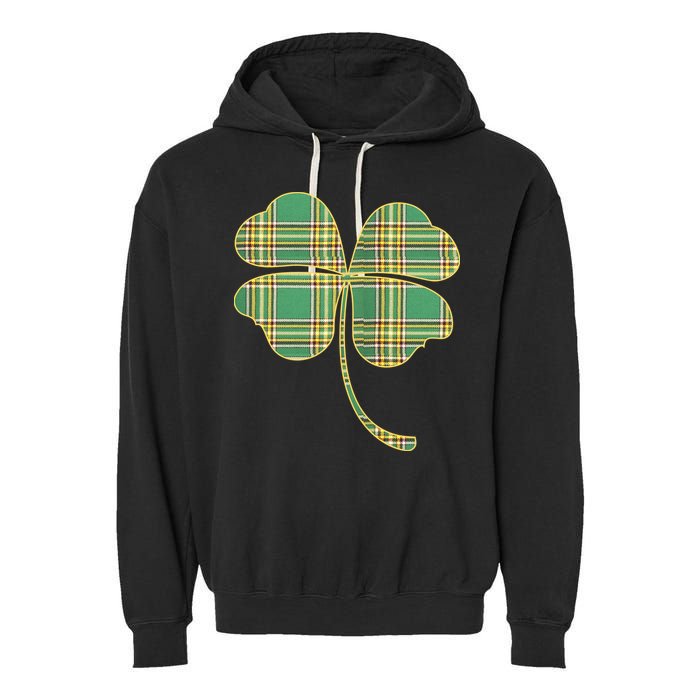 Paid Shamrock Clover Garment-Dyed Fleece Hoodie