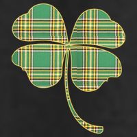 Paid Shamrock Clover Garment-Dyed Fleece Hoodie