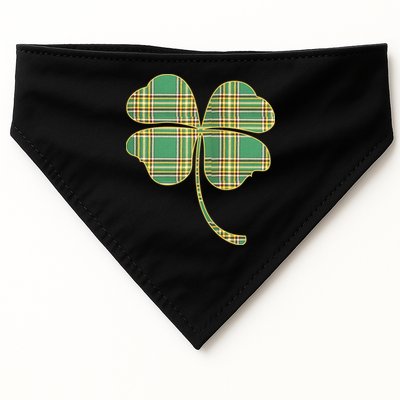 Paid Shamrock Clover USA-Made Doggie Bandana
