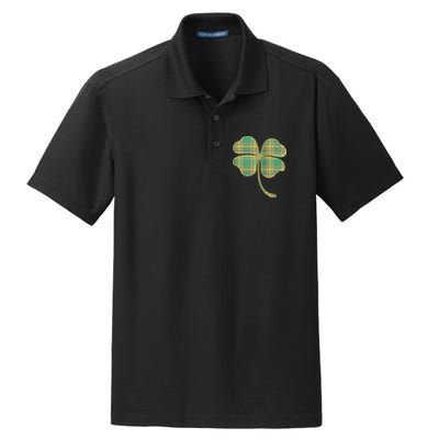 Paid Shamrock Clover Dry Zone Grid Polo