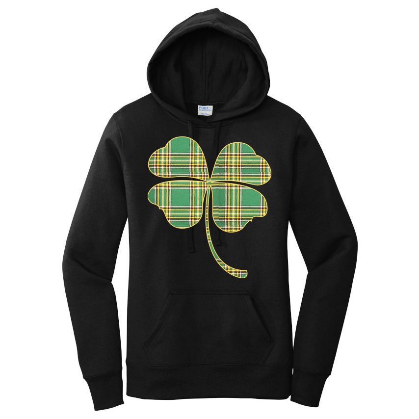 Paid Shamrock Clover Women's Pullover Hoodie