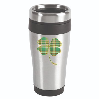 Paid Shamrock Clover 16oz Travel Tumbler