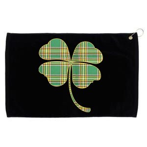 Paid Shamrock Clover Grommeted Golf Towel