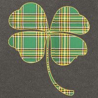 Paid Shamrock Clover Cotton Canvas Backpack