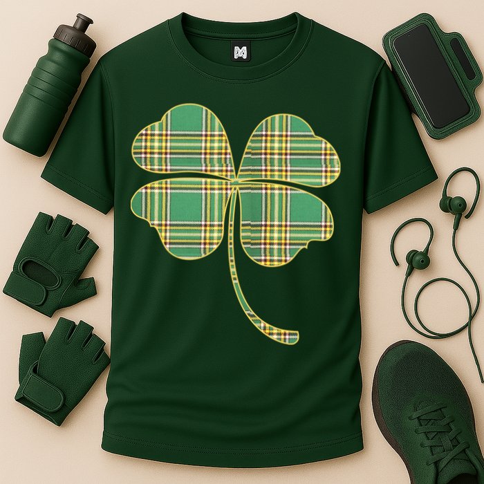 Paid Shamrock Clover Performance Shirt