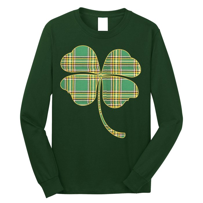 Paid Shamrock Clover Long Sleeve Shirt