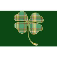 Paid Shamrock Clover Bumper Sticker