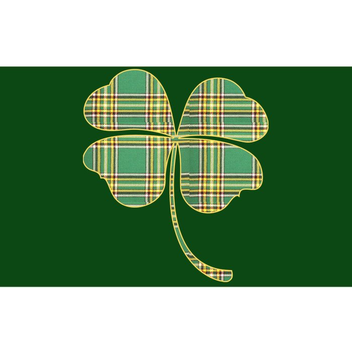 Paid Shamrock Clover Bumper Sticker