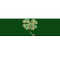 Paid Shamrock Clover Bumper Sticker