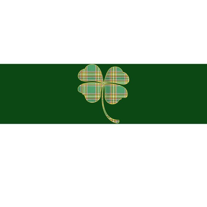 Paid Shamrock Clover Bumper Sticker