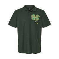 Paid Shamrock Clover Softstyle Adult Sport Polo