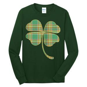 Paid Shamrock Clover Tall Long Sleeve T-Shirt