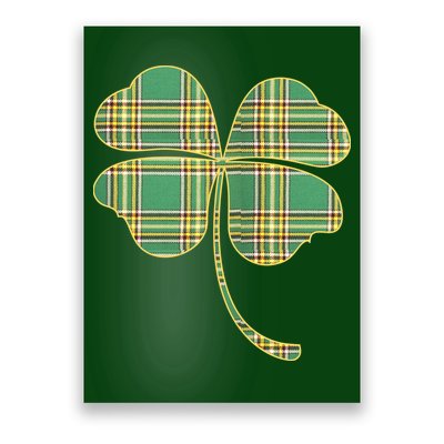 Paid Shamrock Clover Poster